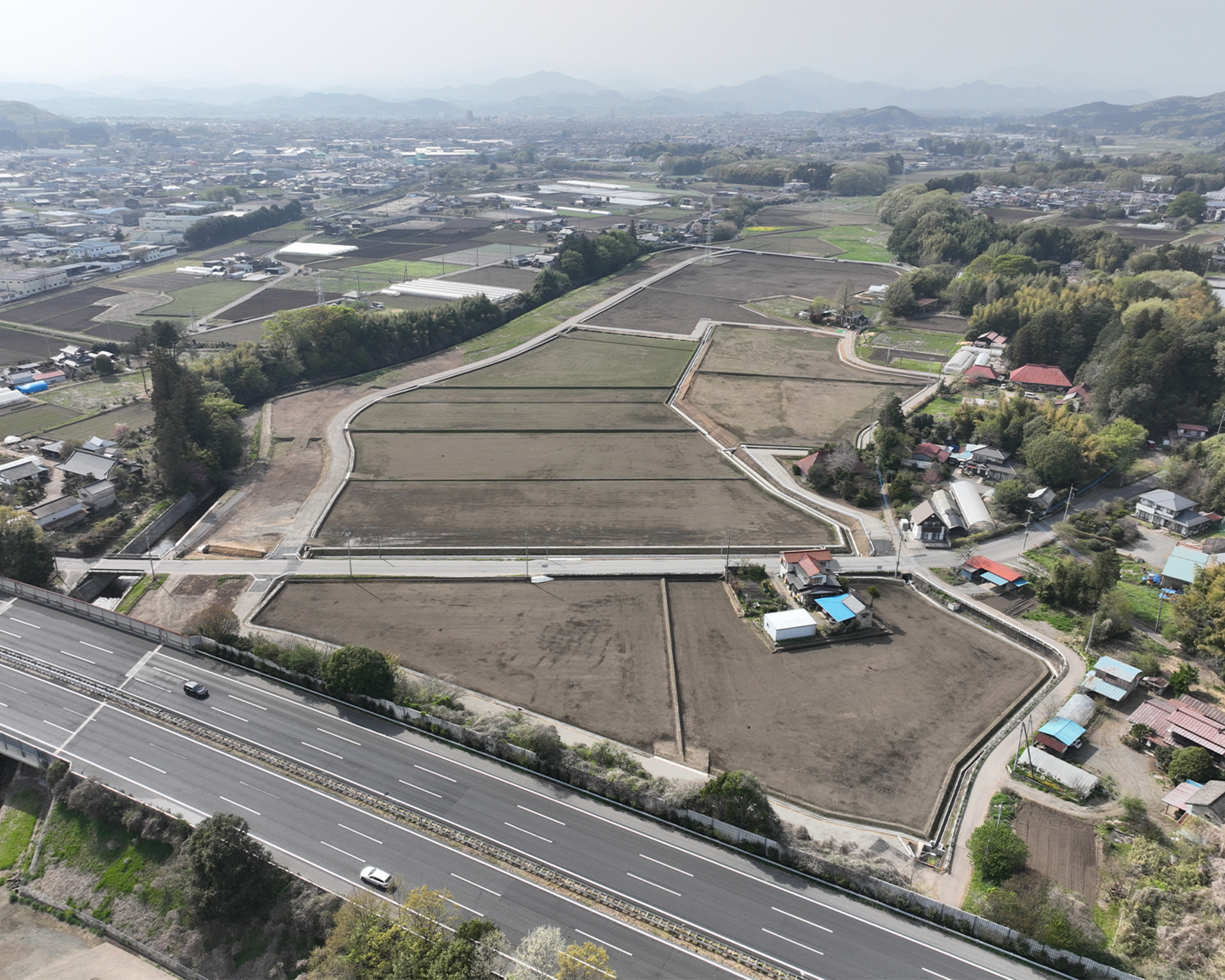 令6県営経営体基盤千渡第3工区圃整工事の写真