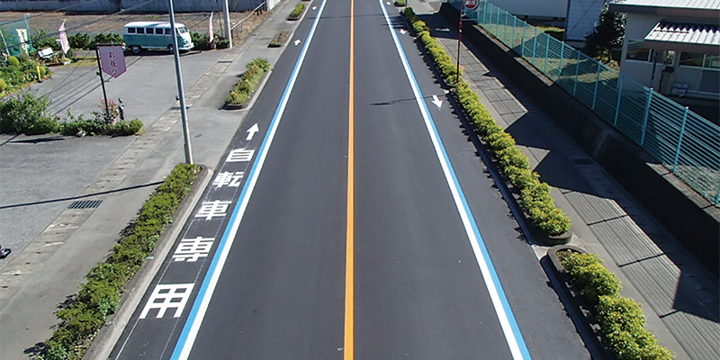 舗装工事の代表的な事例の写真